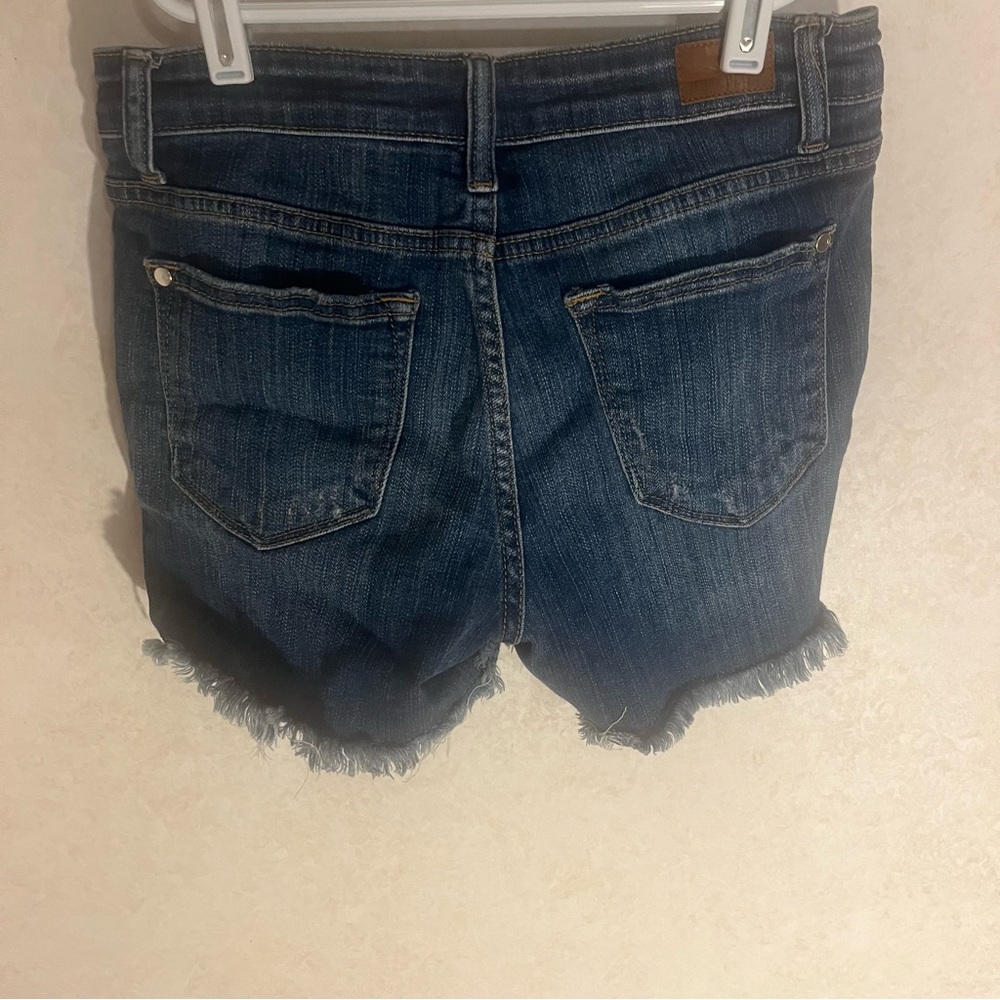 Judy Blue Dark Wash Denim Shorts - Picture 2 of 7